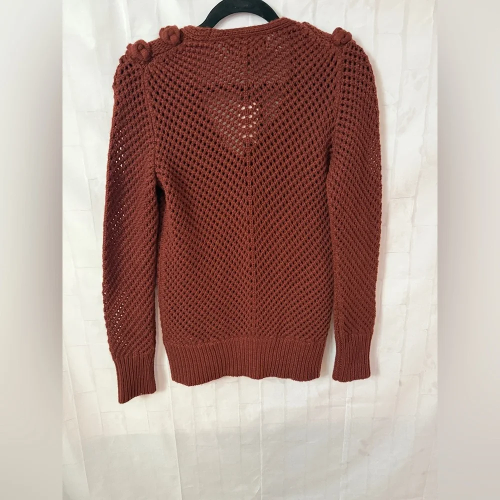 Banana Republic V-Neck Cashmere Sweater - Deep Burgundy - Picture 4 of 7